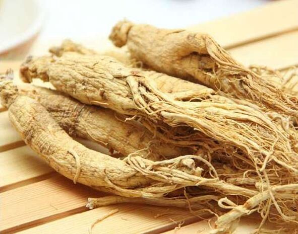 Ginseng root is an ancient folk medicine that stimulates virility